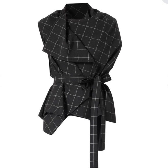 Meem M Label Wrap Blouse Size Small - Picture 2 of 8